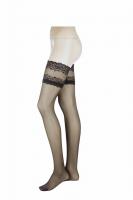 Fantasy Design Stockings Flame Silicone Lace Top small photo conteamerica.com