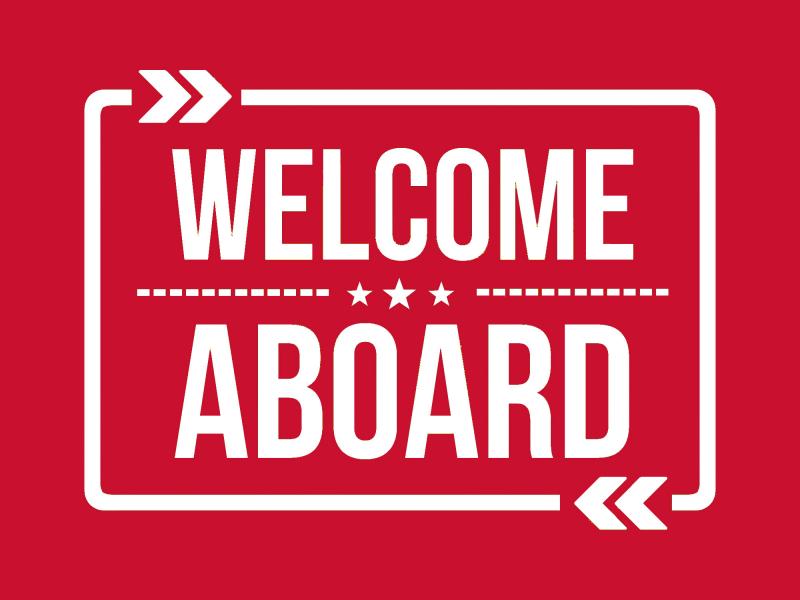Welcome aboard