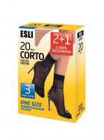 Socks ESLI CORTO 20 (2+1=3 pairs)
