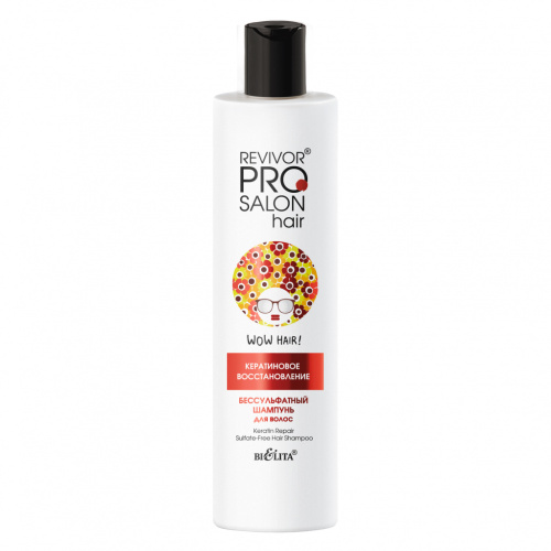 REVIVOR PRO SALON HAIR Keratin Repair Sulfate-Free Shampoo