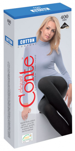 Conte TIGHTS Cotton 450 Den, Ultra Warm Soft Winter Opaque Comfy Pantyhose