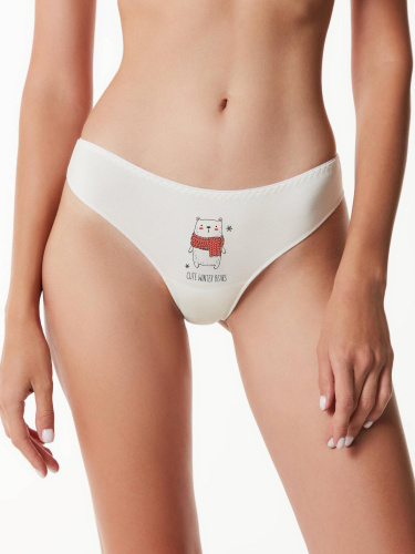 Panties MERRY XMAS LB 1711 off-white-scarf 1