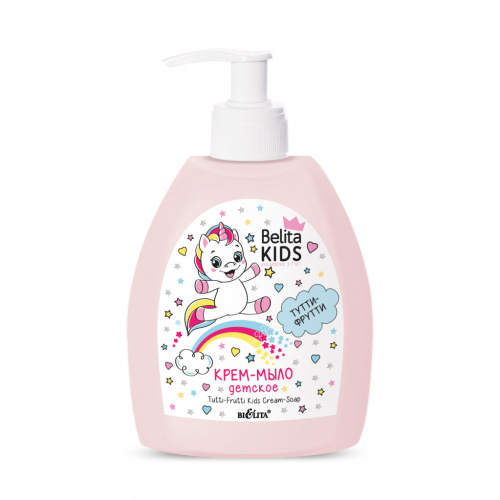 BELITA KIDS Tutti-Frutti Kids Cream-Soap For Girls 3-7 years old