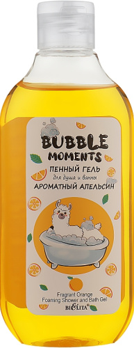 BUBBLE MOMENTS Bath Foam Shower Gel Fragrant Orange